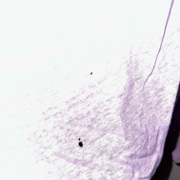 NWT free people purple linen blend asymmetrical hem blouse L boho contemporary - Picture 8 of 15